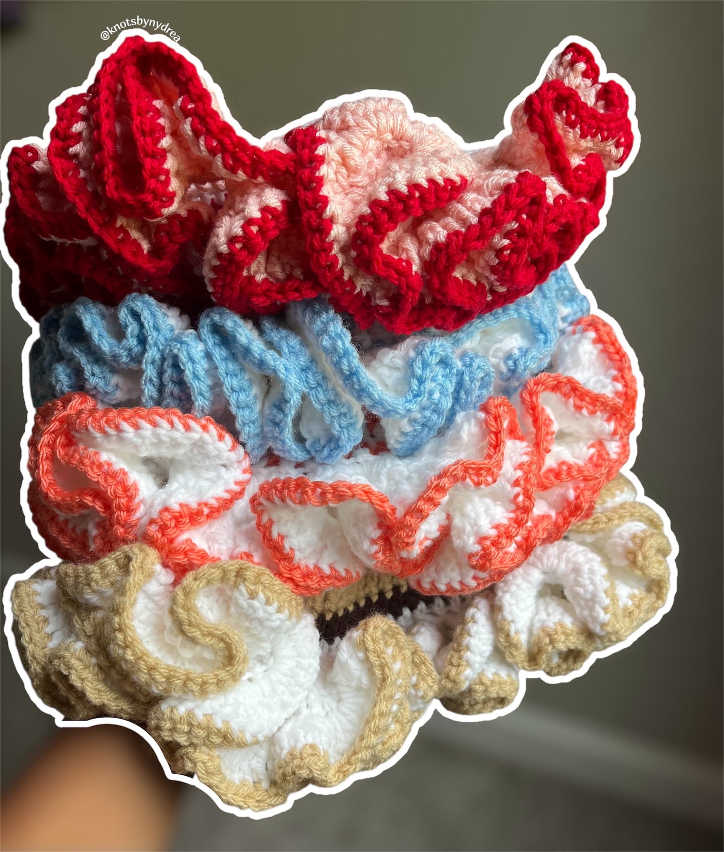 Peach Mist Ruffle Hat|Crochet