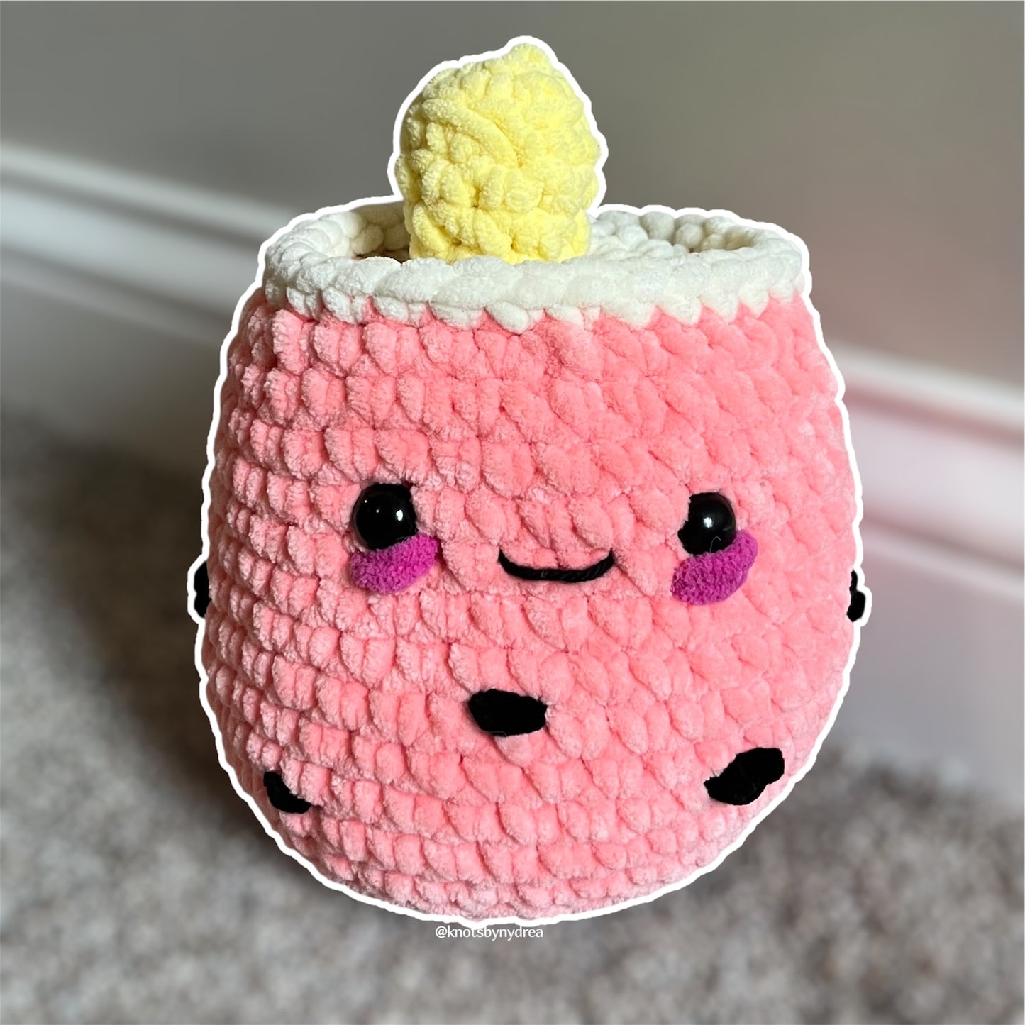 Peach Boba|Crochet