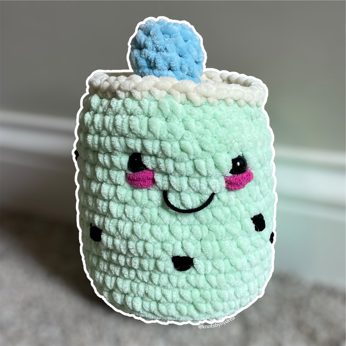 Honeydew Boba|Crochet