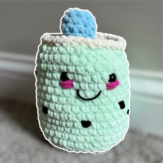 Honeydew Boba|Crochet