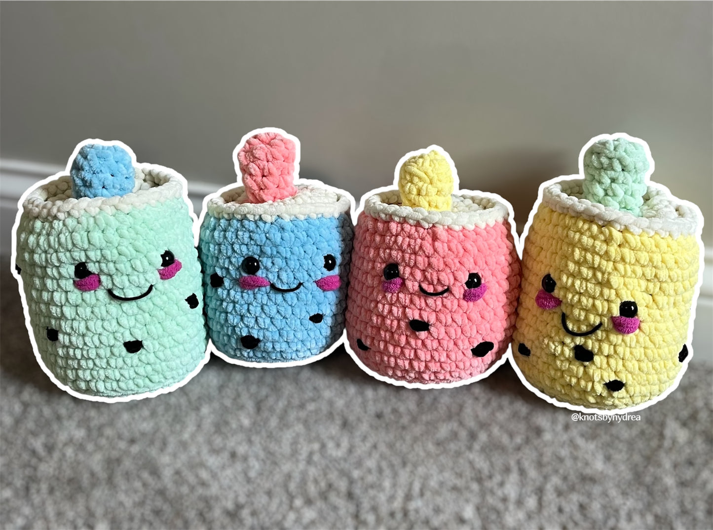 Honeydew Boba|Crochet