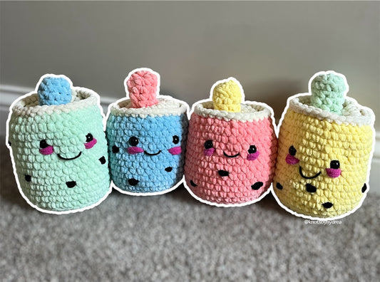 Honeydew Boba|Crochet
